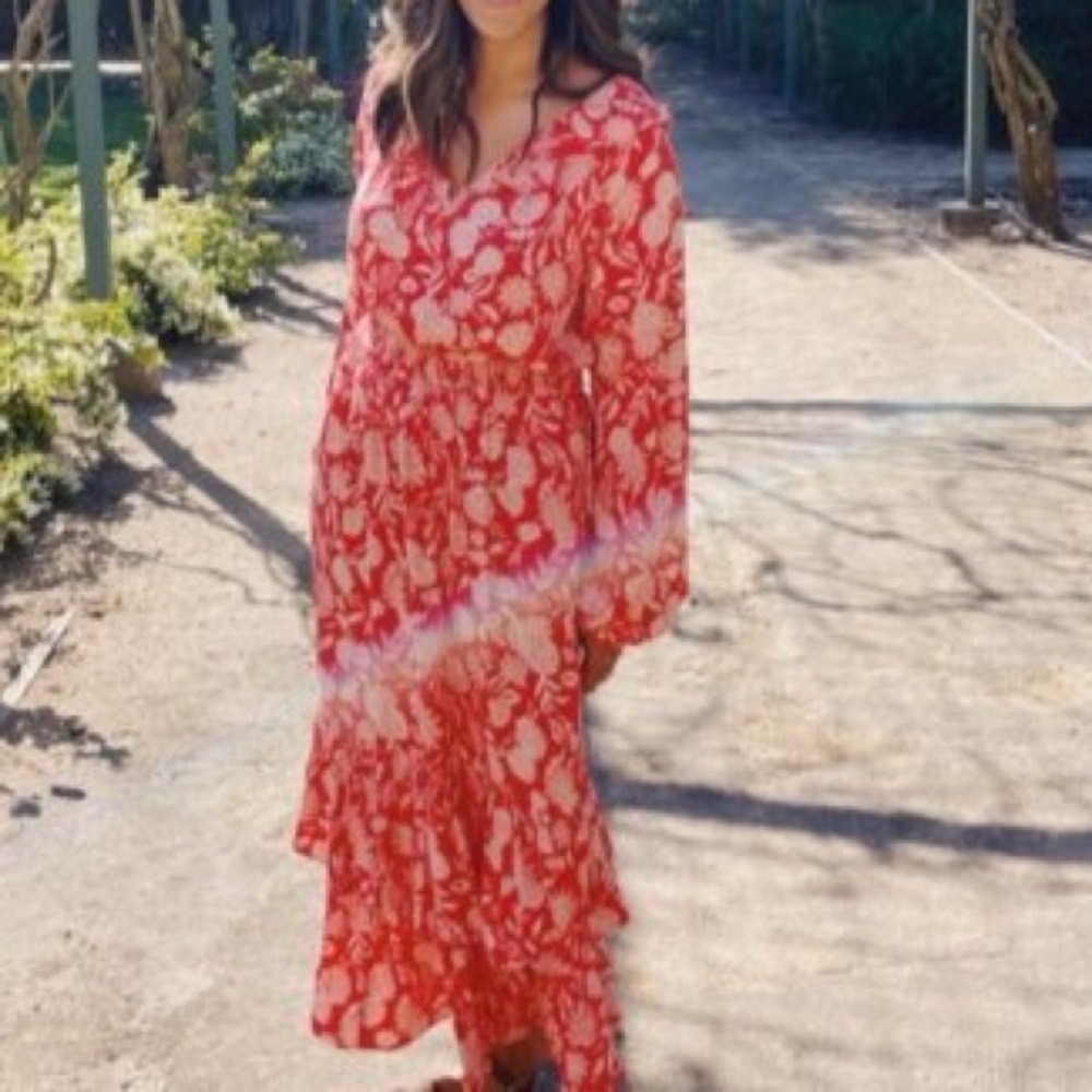 NWT Universal Thread Balloon Ruffle
Collar Dress … - image 1